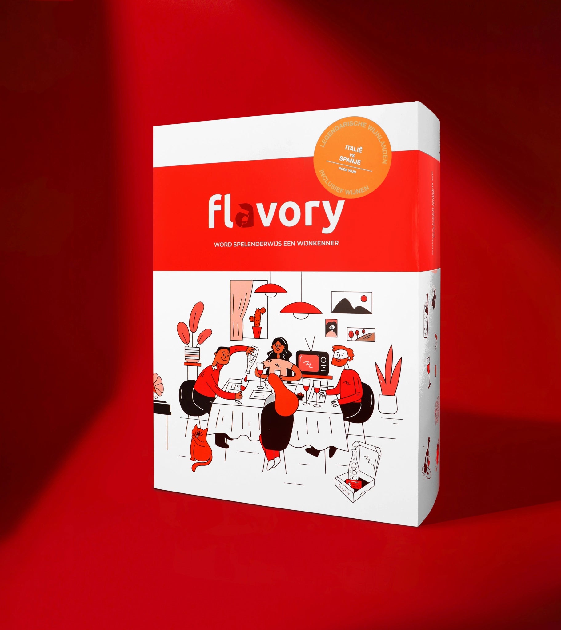 Rode wijnspel - Italië of Spanje ?